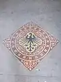 Bodenmosaik im Eingangsraum