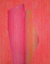 Lines – Der KussÖl/Lw. 120 × 100 cm