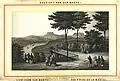 Besucher auf der Basteiaussicht um 1860
