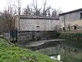 Wassermühle am Fluss Antenne