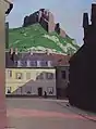 Félix Vallotton:Le Château-Gaillard et la place des Andelys, 1924
