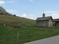 Kapelle Aravis auf der Passhöhe