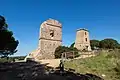 Ruinen der Signaltürme Les Torretes