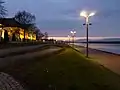 Marschall-Józef-Piłsudski-Boulevard bei Nacht