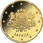 Lettland 20 Cent