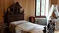 Bett der Königin Margarethe, Castel Savoia
