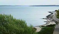 Blick zur Kieler Förde.