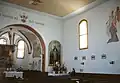 Innenraum der röm.-kath. Kirche Szentháromság