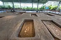 Archäologische Ruinen der Stadt Liangzhu