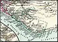 Kartenausschnitt Westafrikas (1868)