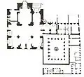 Grundriss der Liebfrauenkirche mit Stiftsgebäuden