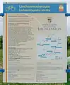 Info-Tafel bei Schrattenberg