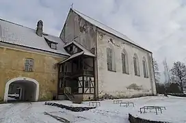 Schlosskirche, Ansicht vom Schlosshof