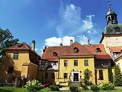 Nordwest-Flügel, Ansicht vom Schlosshof