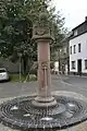 Alter Marktbrunnen, jetzt in der Hochstraße