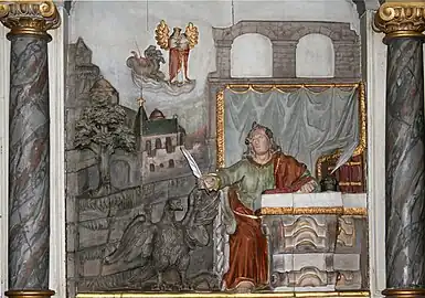 Johannesaltar, Detail aus dem Mittelfeld