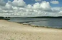 Sandstrand am Jasmunder Bodden bei Lietzow