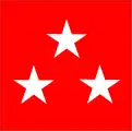 Flagge eines Generalleutnants
