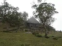 Hütte auf etwa 2500 m Höhe auf dem Tatamailau
