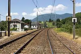 Strecke bei Chamousset