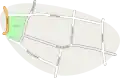 Lage des Platzes in der Innenstadt.