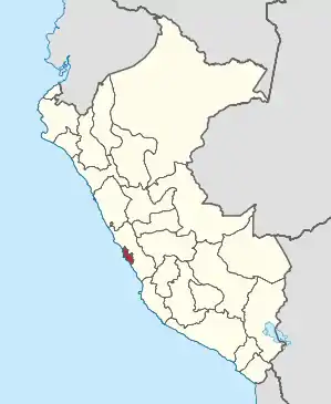 Lage in Peru