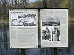 Informationstafel zum Brückenschlag