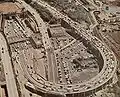 1955: Westportal in Weehawken mit der im Bau befindlichen Südröhre