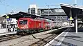 ÖBB 1116 mit Dosto in Lindau-Reutin, März 2024