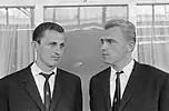 Kálmán Mészöly (rechts)