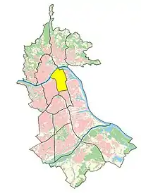 Statistische Bezirke des Linzer Stadtteils Kaplanhof