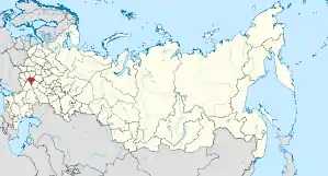 Lage innerhalb Russlands