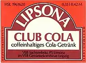 Lipsona Club Cola aus Gohlis