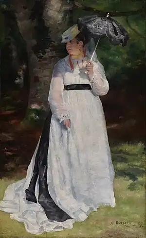 Pierre-Auguste Renoir:Lise oder Lise mit dem Sonnenschirm1867