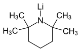 Strukturformel von Lithiumtetramethylpiperidid