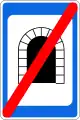 Zeichen 547:Ende eines Tunnels
