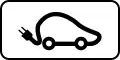 Zeichen 854:Nur Elektrofahrzeuge