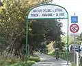 Streckenabschnitt westlich La Londe als Radweg