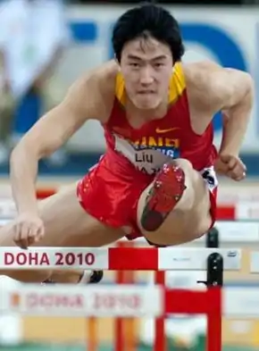 Bronzemedaillengewinner Liu Xiang