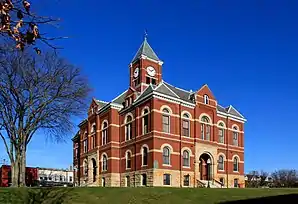 Das Livingston County Courthouse in Howell, gelistet im NRHP Nr. 76001031