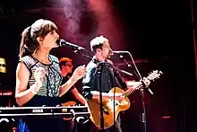 Liza und Kay bei einem Konzert im Hamburger Musikclub Uebel & Gefährlich im Januar 2016