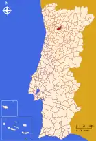 Position des Kreises Baião