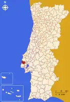Position des Kreises Mafra