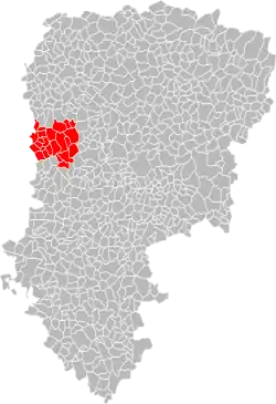 Lage der CC Chauny-Tergnier im Département Aisne