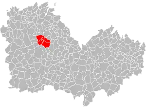Lage der Guingamp Communauté