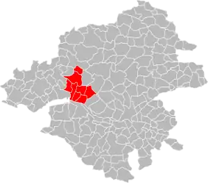 Lage der CC Loire et Sillon im Départements Loire-Atlantique