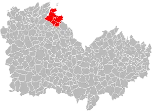 Lage der Communauté de communes Paimpol Goëlo im Département Côtes-d’Armor