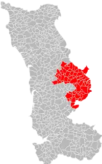 Lage des Gemeindeverbandes im Département Manche