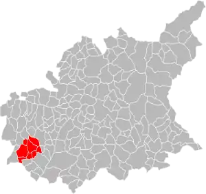 Lage der CC de Haute-Provence im Département Alpes-de-Haute-Provence