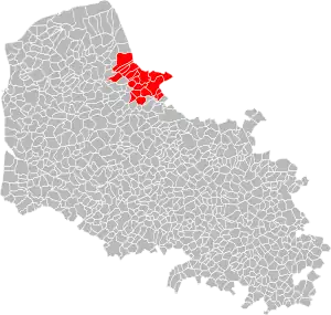 Lage der CA de Saint-Omer